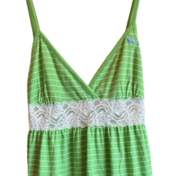 PINK Victoria’s Secret VTG Lace Cotton Midi Dress Top Intimates Beach - Picture 3 of 13